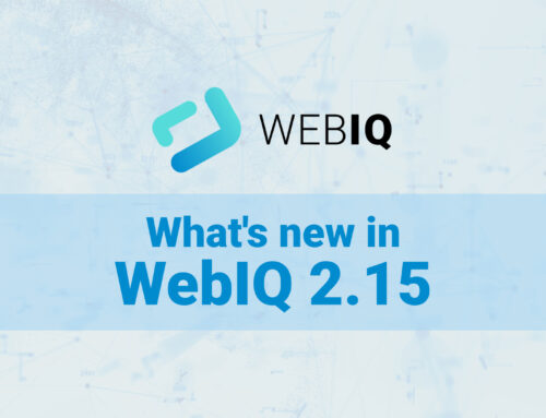 What’s New In WebIQ 2.15
